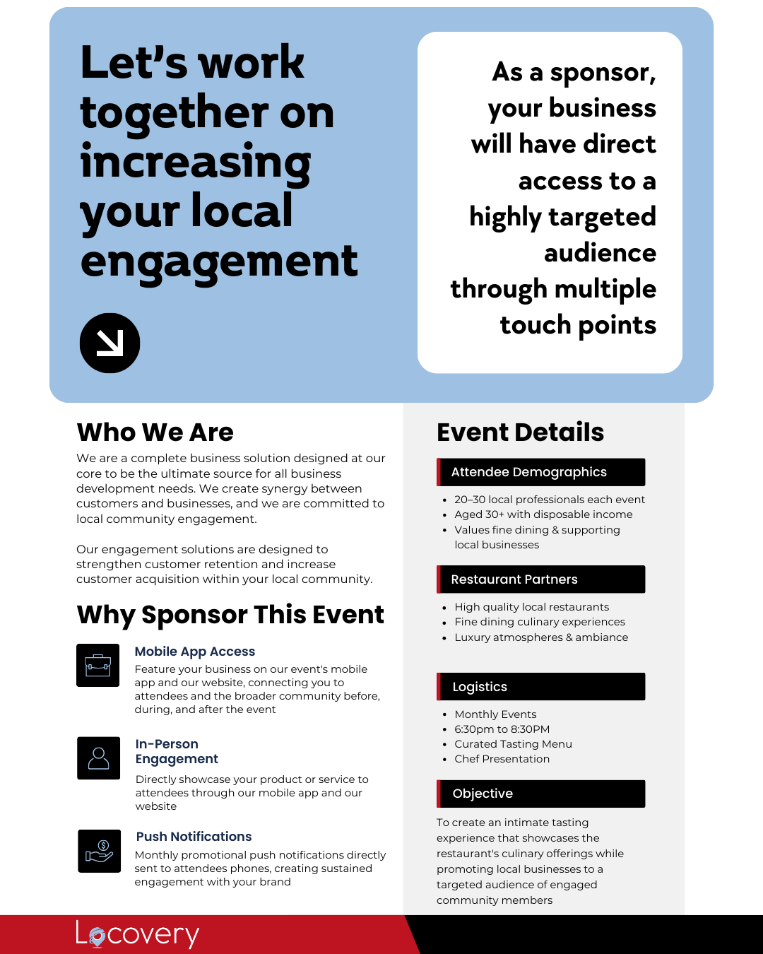 Supper Club Sponsorship Packages | Atlanta