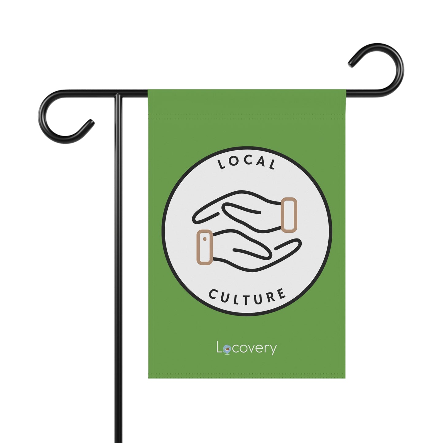 Local Culture Garden Banner | Green