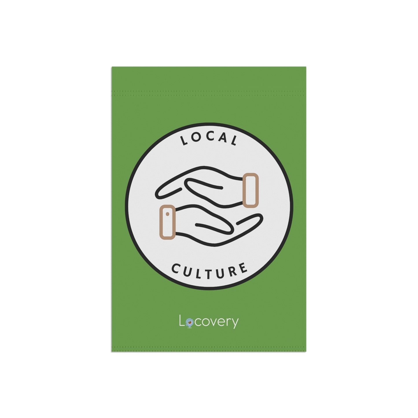 Local Culture Garden Banner | Green