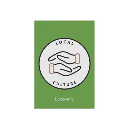 Local Culture Garden Banner | Green