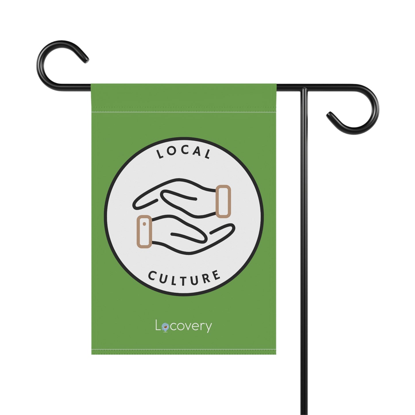 Local Culture Garden Banner | Green