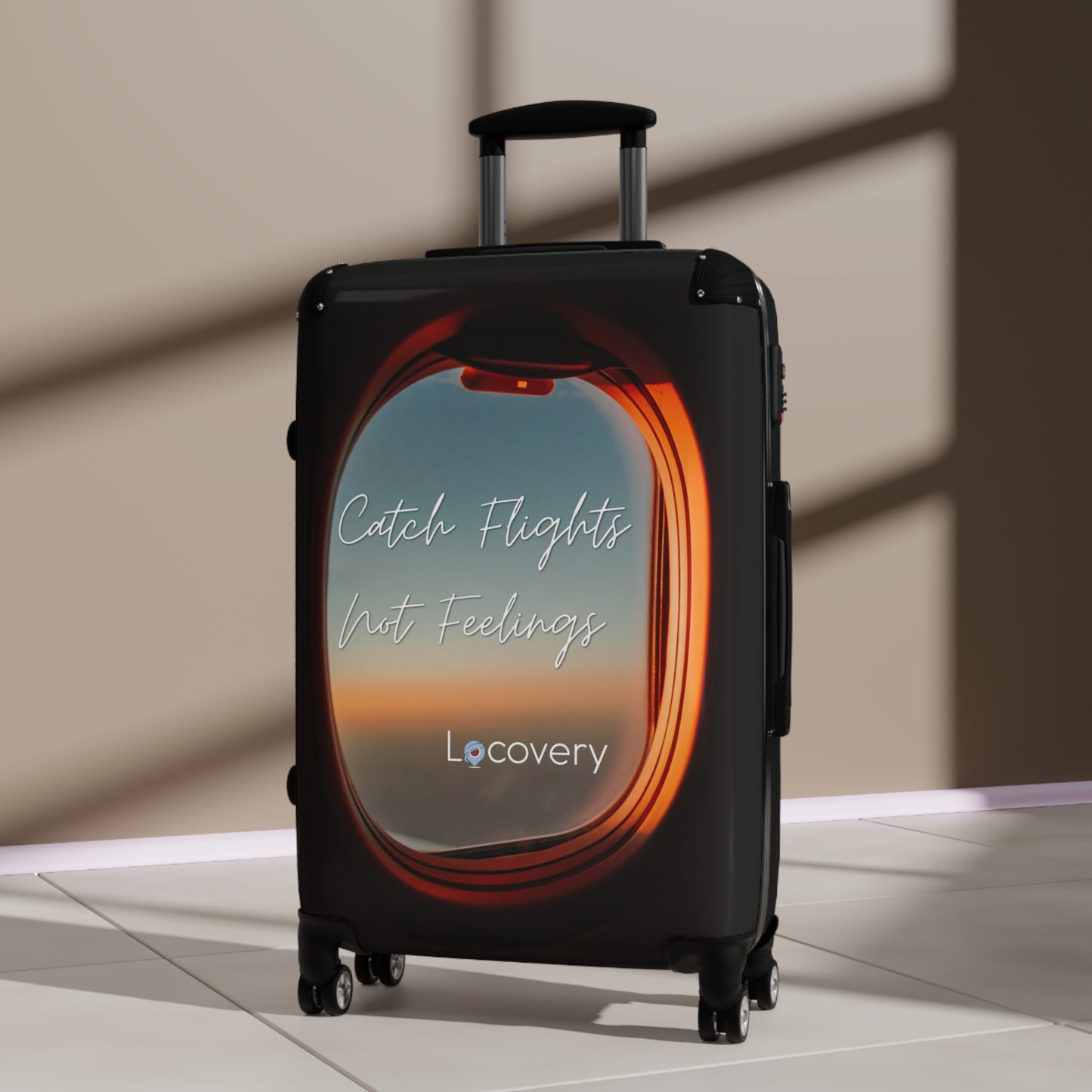 Catch Flights Not Feelings Travel Suitcase