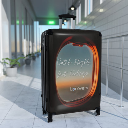 Catch Flights Not Feelings Travel Suitcase