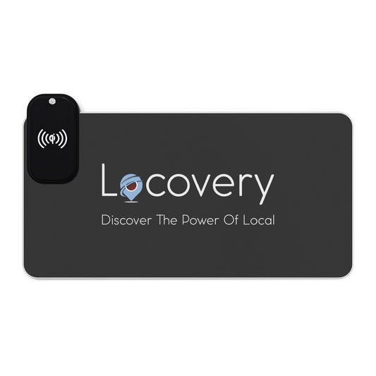 Discover the Power of Local LED Gaming Mouse Pad with Wireless Charging | Black