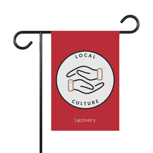 Local Culture Garden Banner | Red