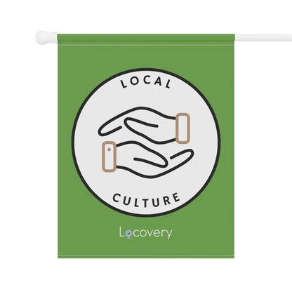 Local Culture Garden Banner | Green