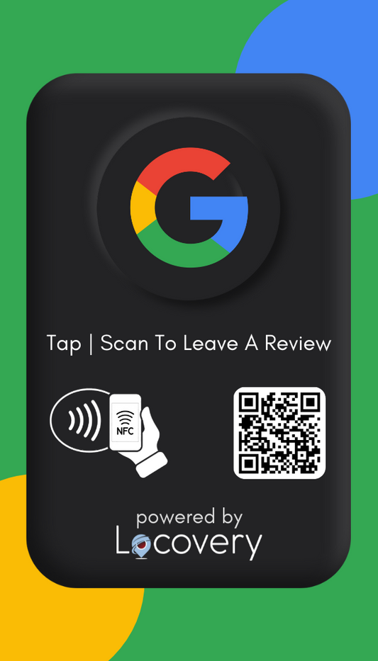 NFC Google Reviews Card