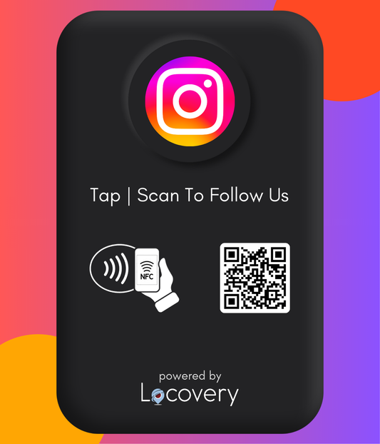 NFC Instagram Followers Stand