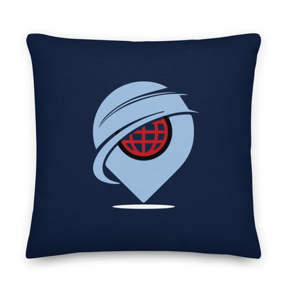 Old Buckhead Alumni Premium Pillow | Navy Blue