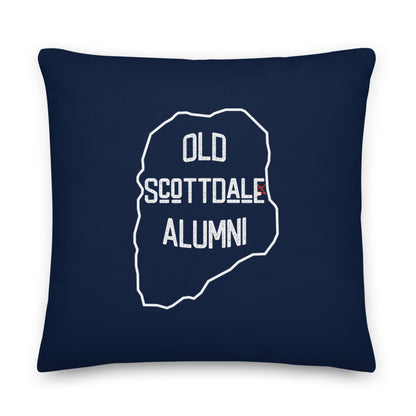 Old Scottdale Alumni Pillow | Navy Blue