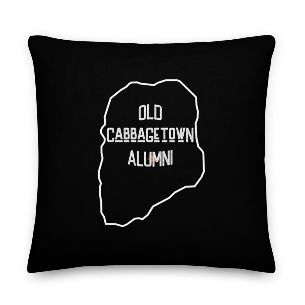 Old Cabbagetown Alumni Pillow | Black