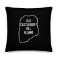 Old Castleberry Hill Alumni Pillow | Black