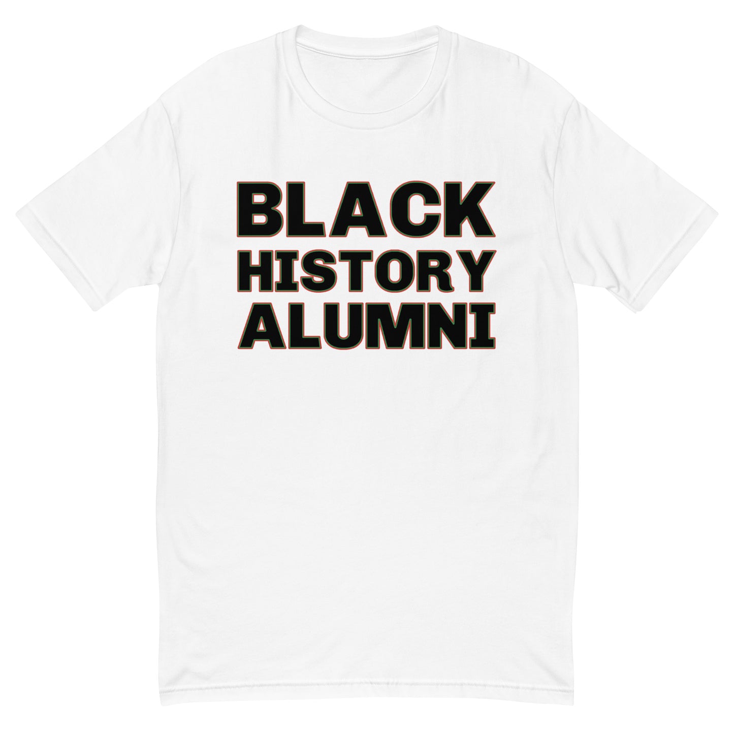 Black History Alumni Short Sleeve Unisex T-Shirt | White