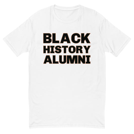 Black History Alumni Short Sleeve Unisex T-Shirt | White