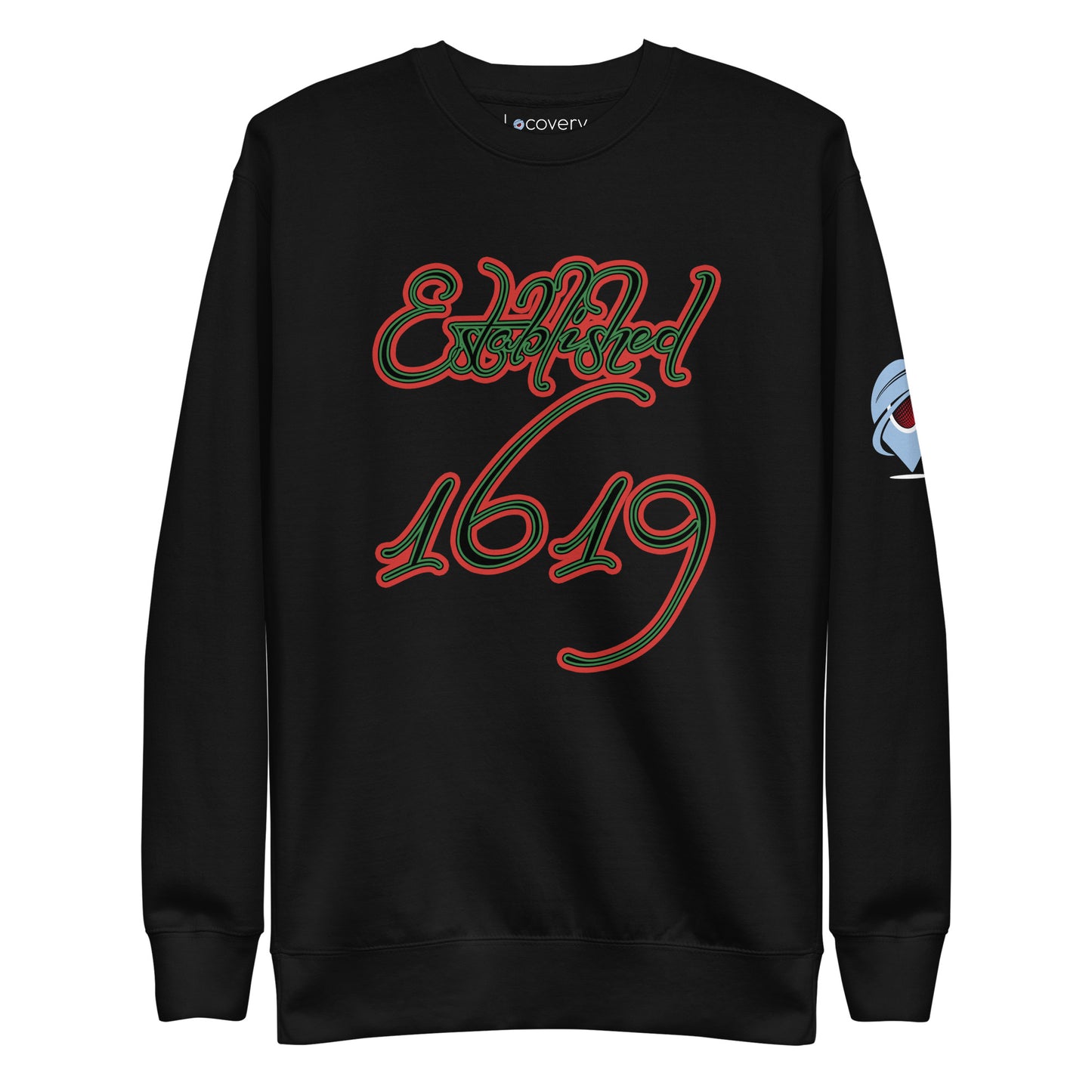 Established 1619 Unisex Fleece Pullover | Black